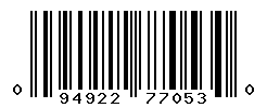 UPC barcode number 094922770530
