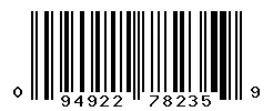 UPC barcode 094922782359