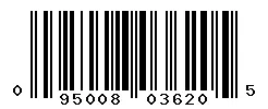 UPC barcode 095008036205