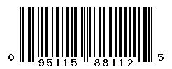 UPC barcode number 095115881125