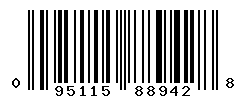 UPC barcode number 095115889428