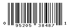 UPC barcode number 095205384871