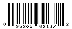 UPC barcode number 095205621372