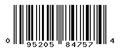 095205847574 barcode
