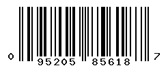 UPC barcode number 095205856187
