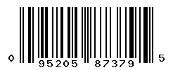 UPC barcode number 095205873795