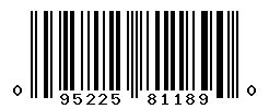 UPC barcode 095225811890