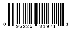 UPC barcode number 095225819711