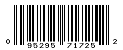 UPC barcode number 095295717252