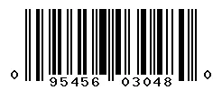 UPC barcode 095456030480