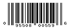 UPC barcode 095508005596