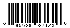 UPC 095508071706 barcode image