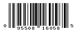 UPC barcode 095508160585