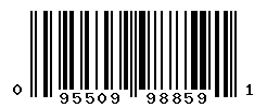 UPC barcode number 095509988591