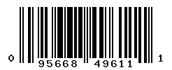 095668496111 barcode