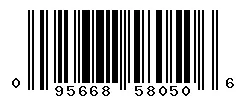 UPC barcode 095668580506