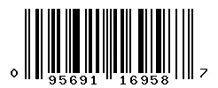 UPC 095691169587 barcode image