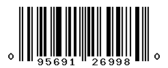 UPC barcode number 095691269980