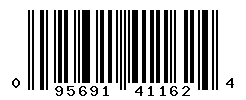 UPC barcode number 095691411624