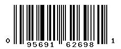 UPC barcode number 095691626981