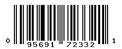 UPC barcode number 095691723321