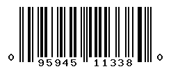 UPC barcode number 095945113380