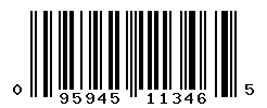 UPC barcode number 095945113465