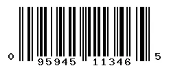 UPC barcode 095945113465