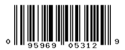 UPC barcode number 095969053129
