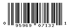 UPC barcode number 095969071321