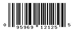 UPC barcode number 095969121255