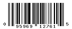 UPC barcode number 095969127615