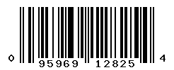 UPC barcode number 095969128254