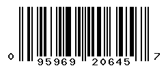 UPC barcode number 095969206457