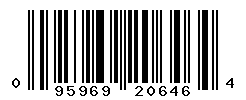 UPC barcode number 095969206464