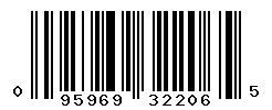 UPC barcode number 095969322065