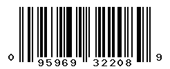 UPC barcode number 095969322089