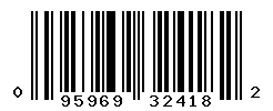 UPC barcode number 095969324182