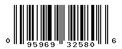 UPC barcode number 095969325806