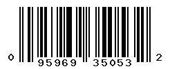 UPC barcode number 095969350532