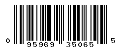 UPC barcode number 095969350655