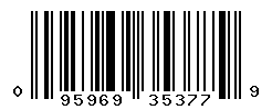 UPC barcode number 095969353779