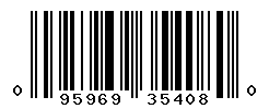 UPC barcode number 095969354080