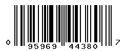 upc 095969443807 barcode image