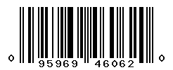 UPC barcode number 095969460620