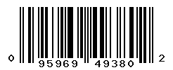 UPC barcode number 095969493802
