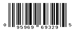 UPC barcode number 095969693295