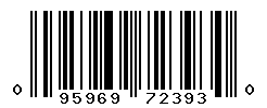 UPC barcode number 095969723930