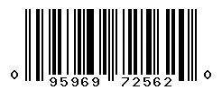 UPC barcode 095969725620