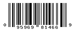 UPC barcode number 095969814669